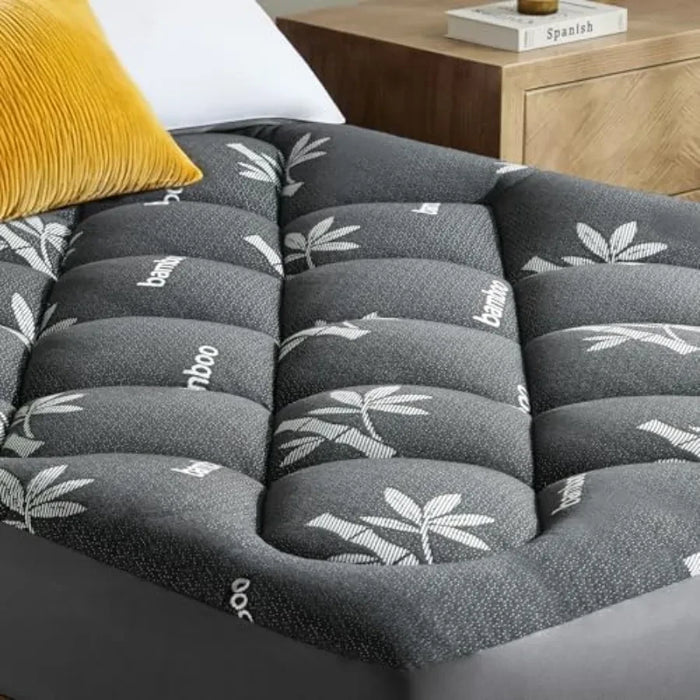 Bamboo Pillow Top Mattress Pad