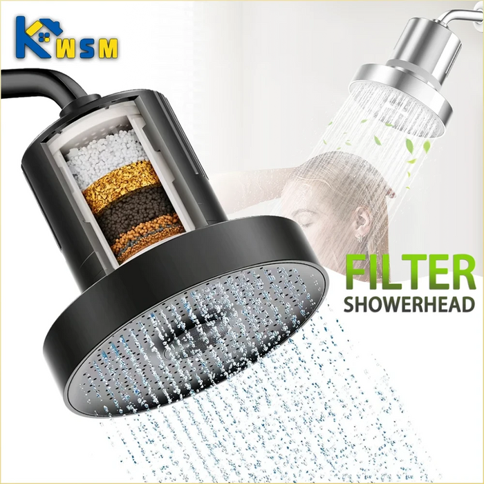 Filtered High Pressure Shower Head
