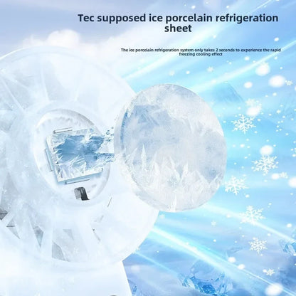 Portable Ice Compress Handheld Fan