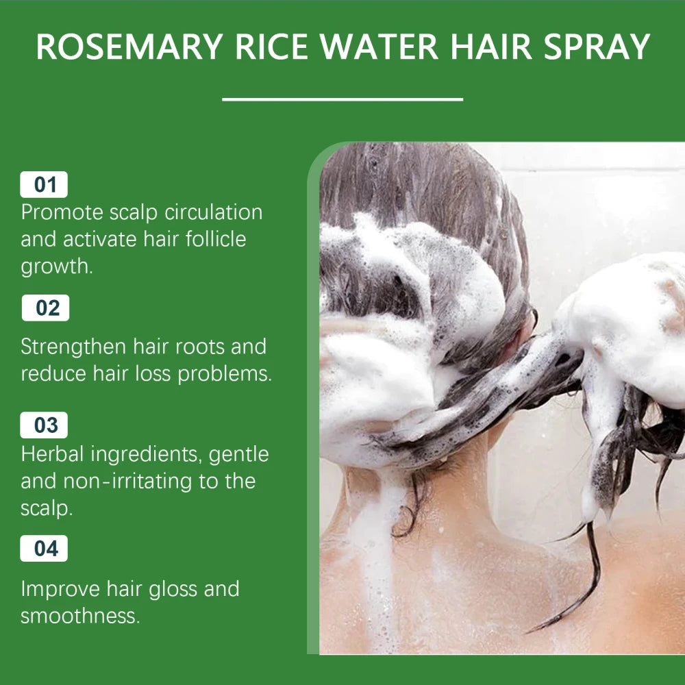 Rosemary and Rice Water Hair Growth Mist