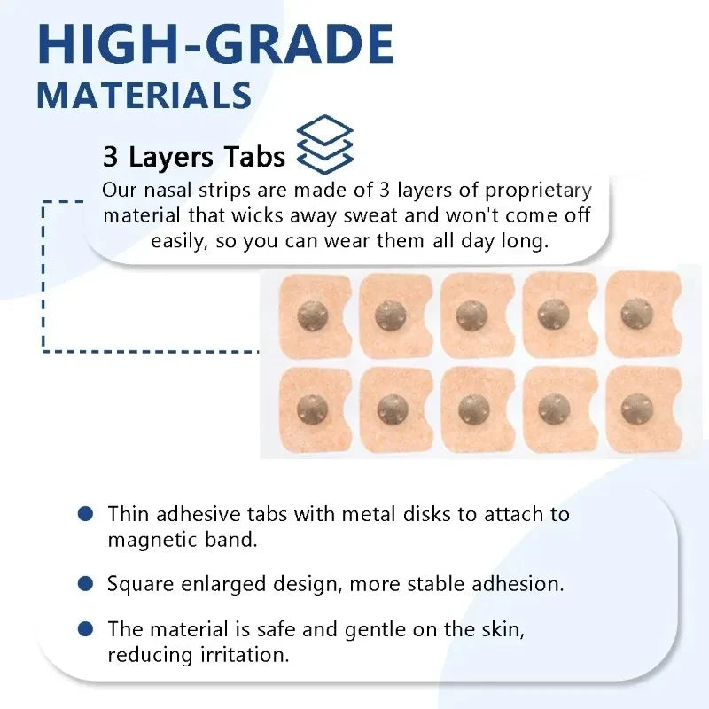 Magnetic Nasal Breathing Dilators
