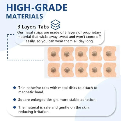 Magnetic Nasal Breathing Dilators